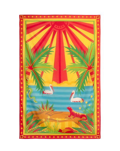 Morning Light Australian East Coast inspired beach sarong with original coastal print